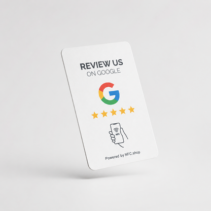 Google review kaart- Onze chip opent jouw Google Review pagina.