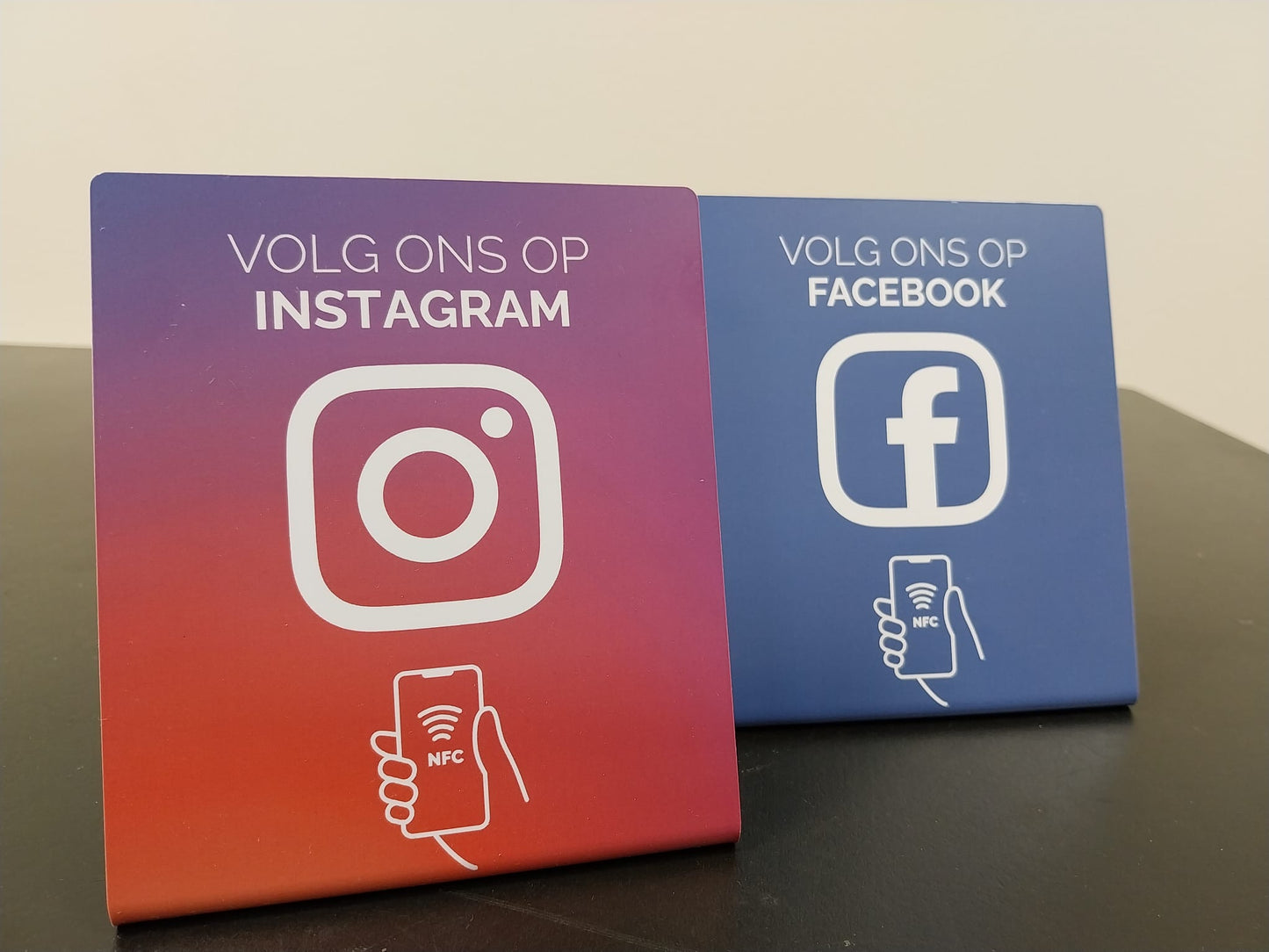 Telefoonbordjes - Duo Facebook en Instagram