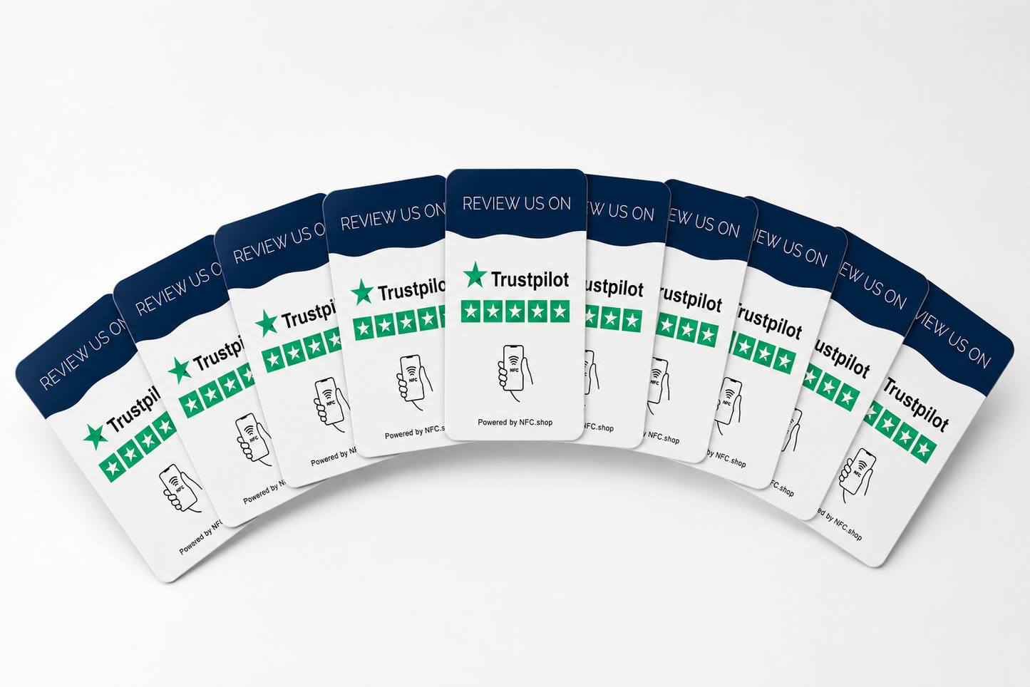 Trustpilot review kaart - Onze chip opent jouw Trustpilot pagina.