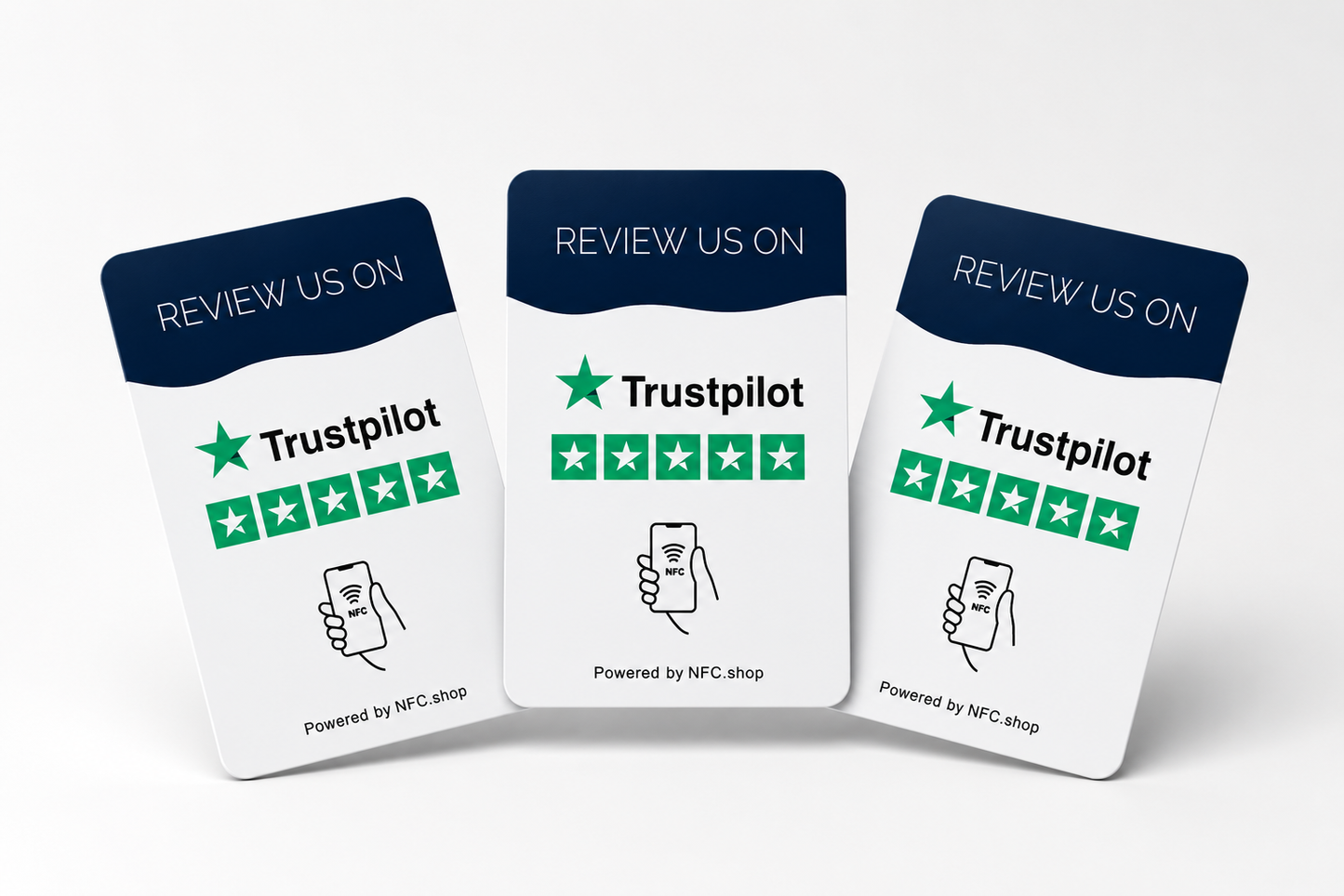 Trustpilot review kaart - Onze chip opent jouw Trustpilot pagina.