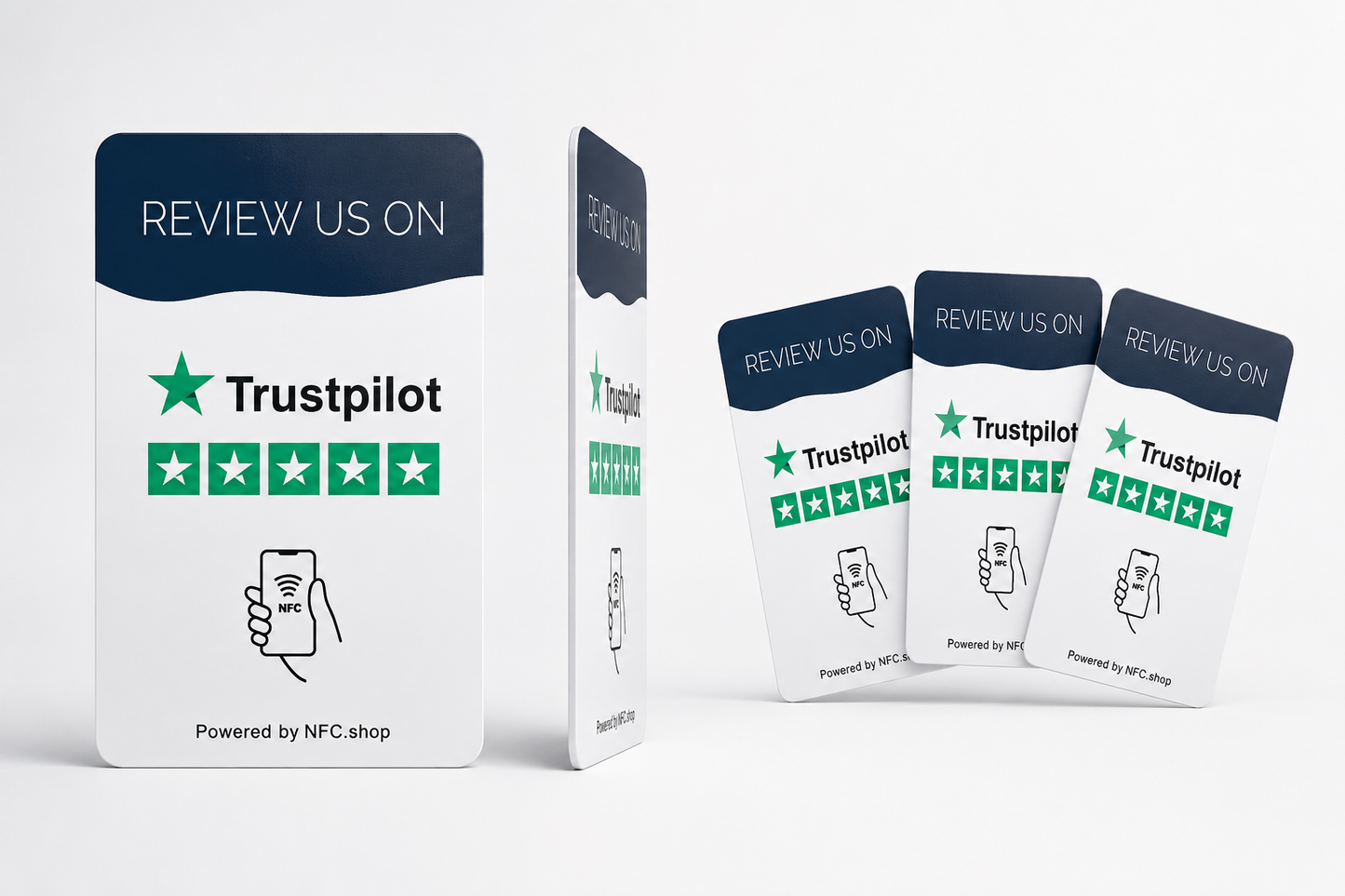 Trustpilot review kaart - Onze chip opent jouw Trustpilot pagina.