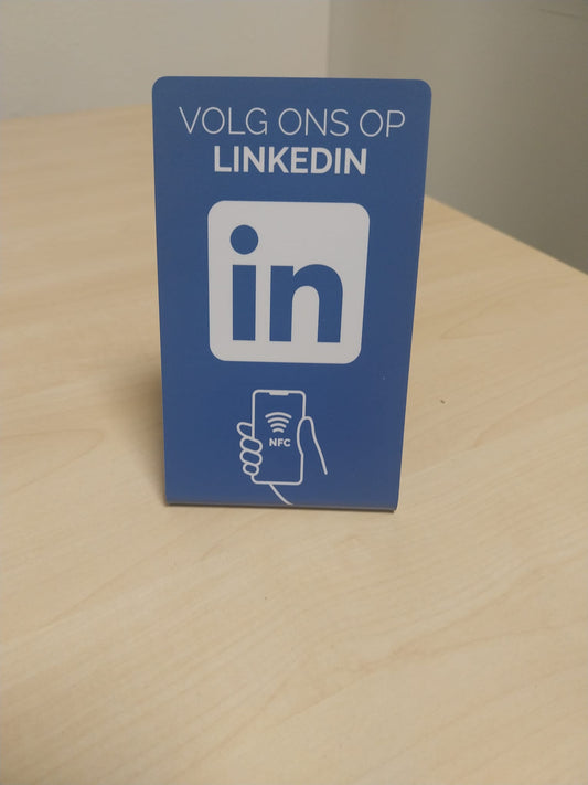 Linkedin - Volg ons - Onze chip opent jouw Linkedin pagina