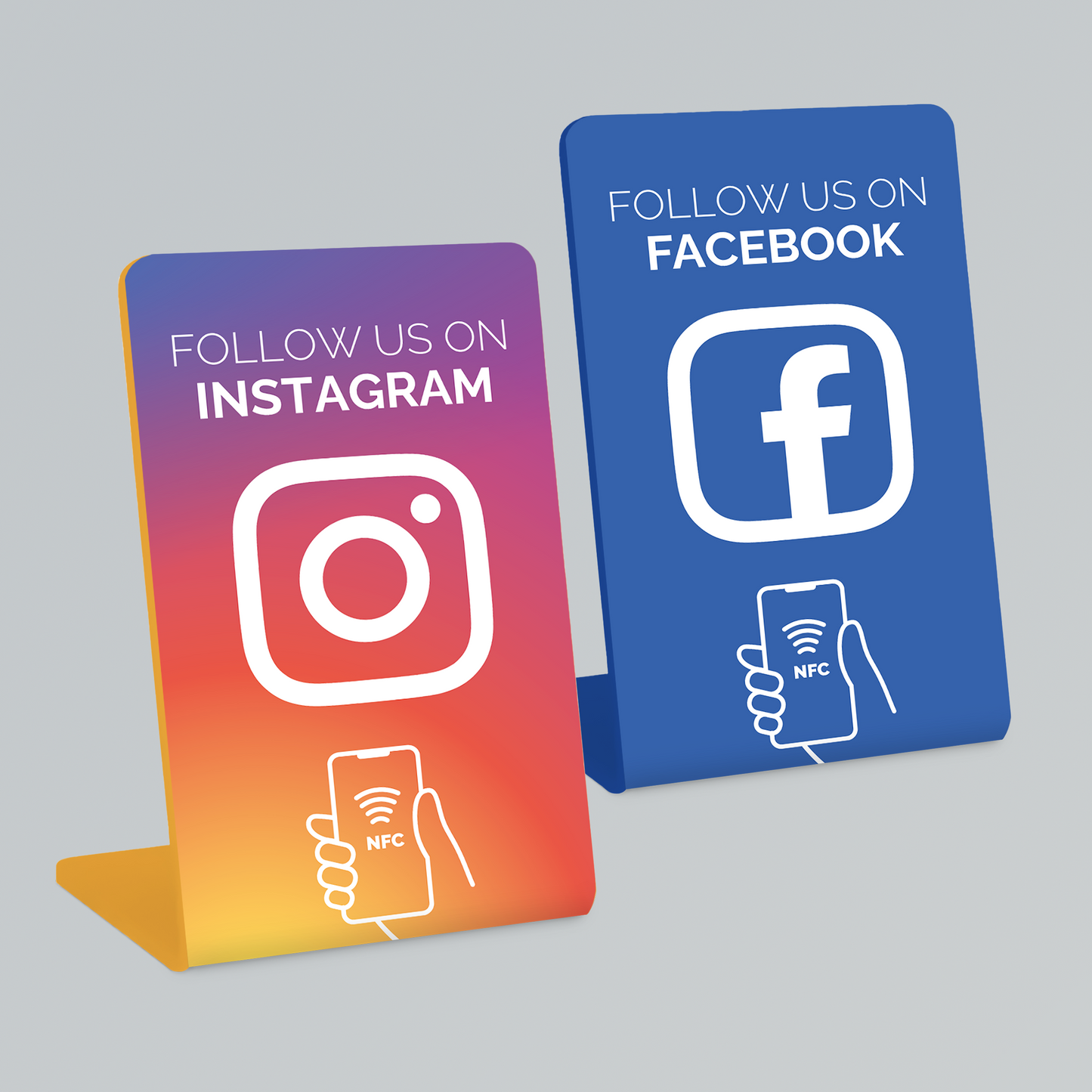 Telefoonbordjes - Duo Facebook en Instagram