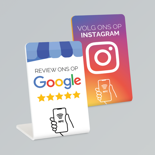 Telefoonbordjes - Duo Google en Instagram