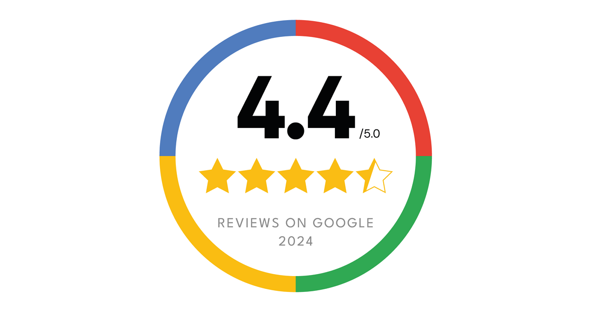 Budget Google review sticker