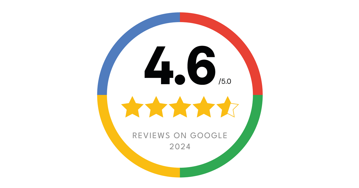 Budget Google review sticker