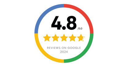 Budget Google review sticker