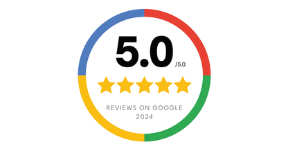 Budget Google review sticker