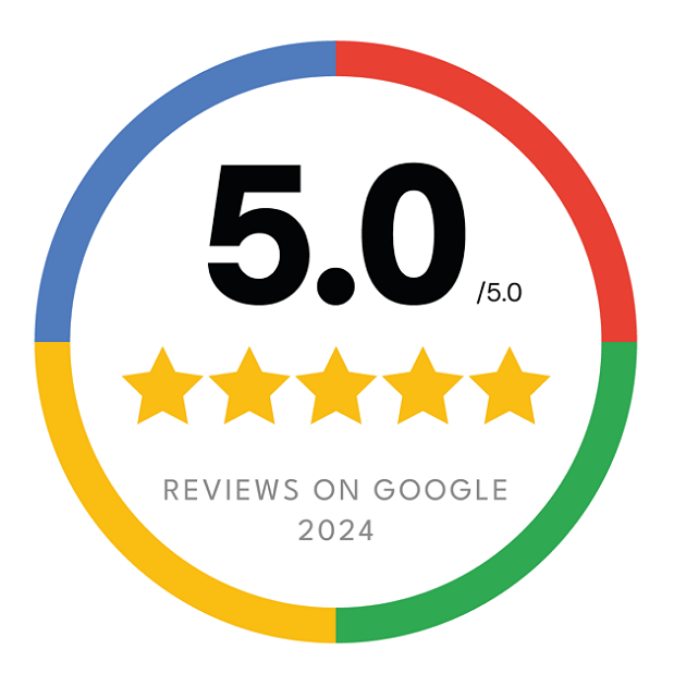 Budget Google review sticker