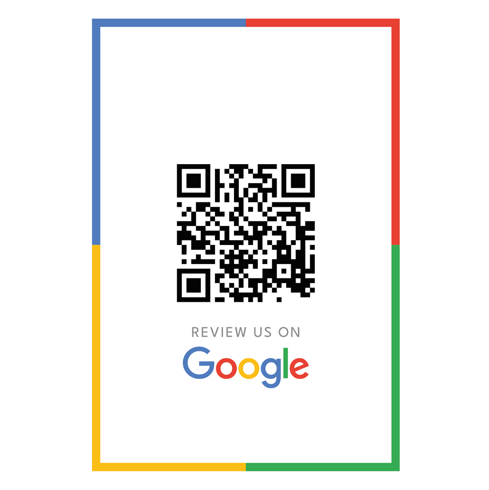 A5 Display. Nu tijdelijk met 2 gratis Google review NFC kaartjes erbij!! QR-code naar jouw reviewpagina op Google