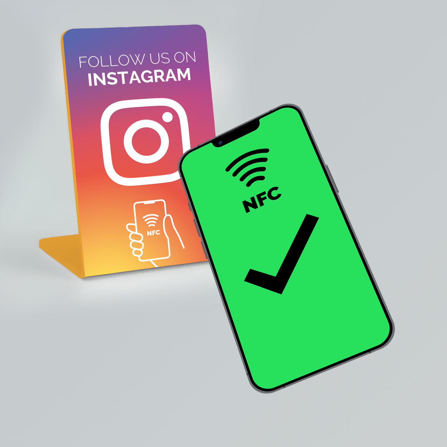 Instagram 'Follow us' Display (English)