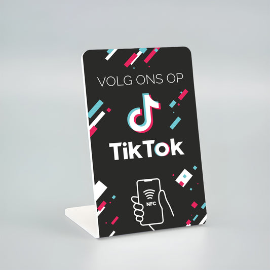 Telefoonbordje - Onze chip opent jouw TikTok pagina